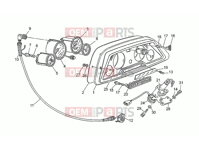 MOTOGUZZI SP 750 FRAME » Dashboard