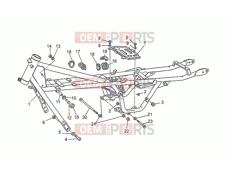MOTOGUZZI SP 750 FRAME » Frame