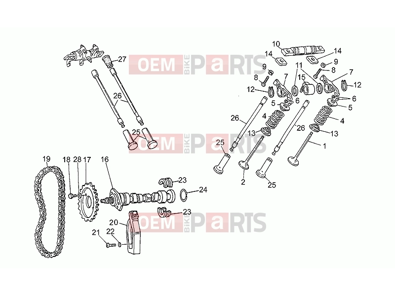 MOTOGUZZI Strada 750 ENGINE » Timing system