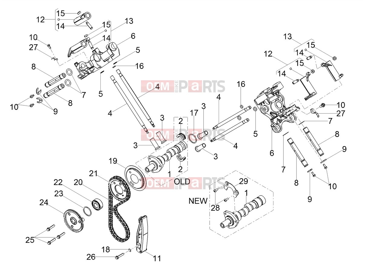 MOTOGUZZI V9 Roamer 850 ABS Engine » Timing system