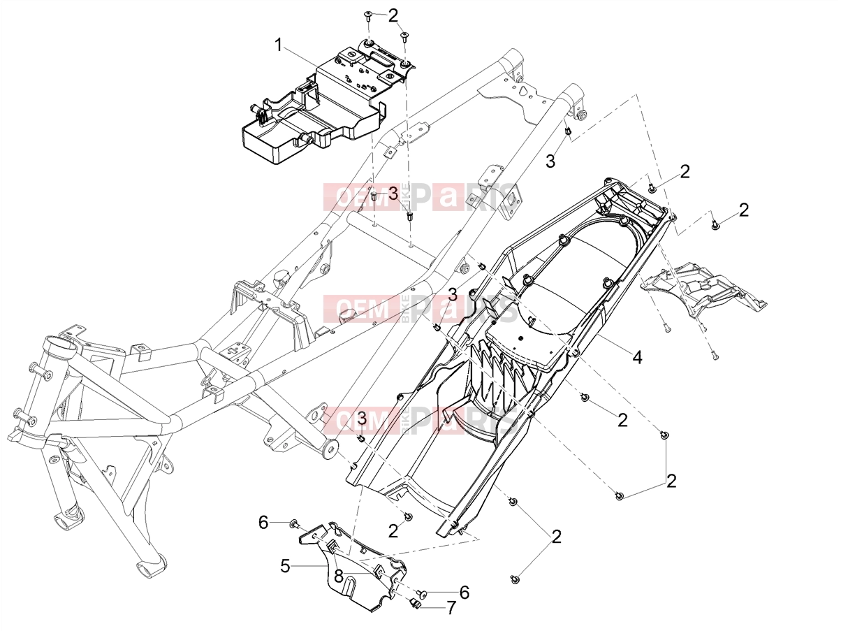 MOTOGUZZI V 85 TT e4 ABS 2019 (EMEA) Body » Saddle compartment