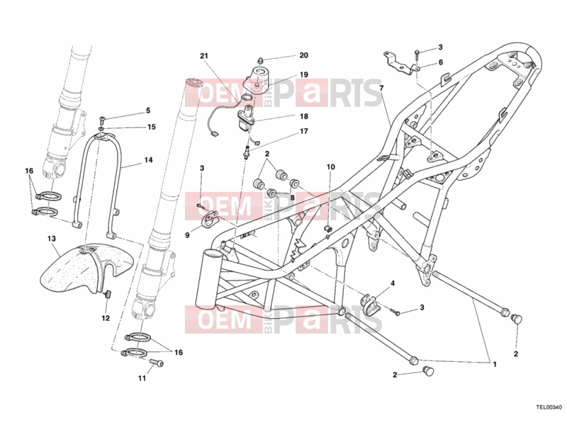 DUCATI 2008 Sportclassic 1000 FRAME » FRAME