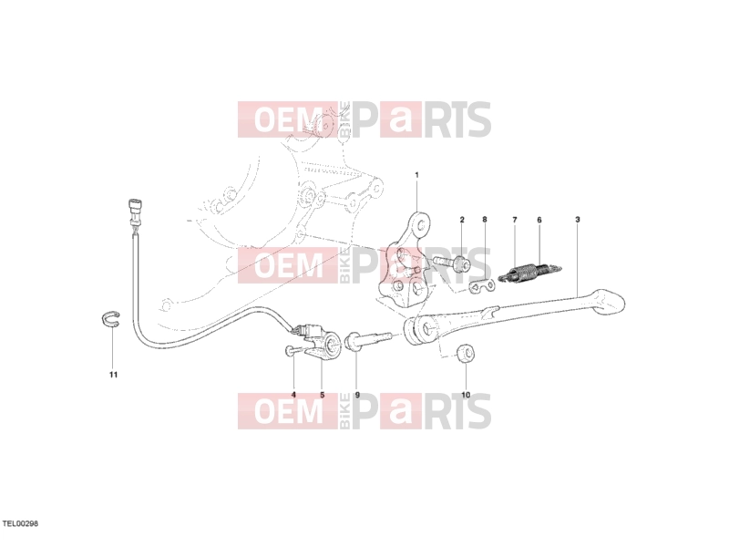 DUCATI 2007 Multistrada 1100 SIDE STAND » ACCESSORIES