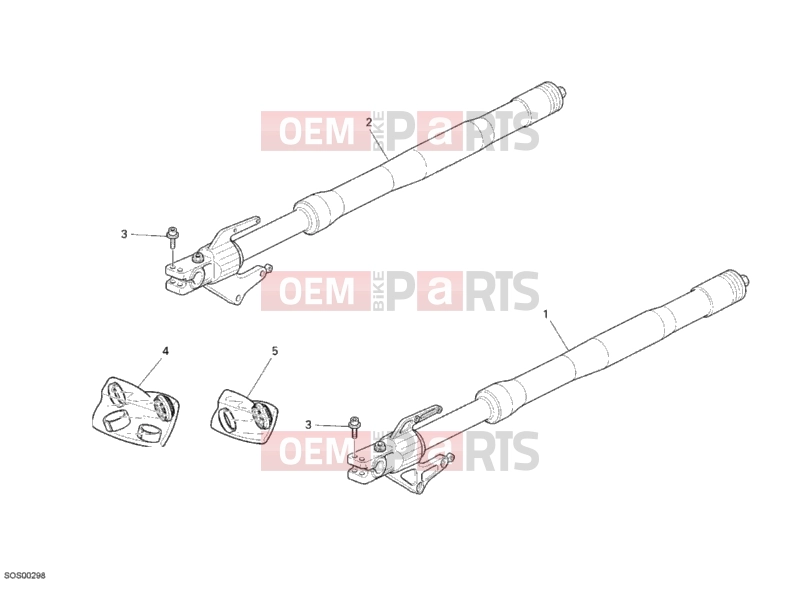 DUCATI 2007 Multistrada 1100 S FRONT FORK » FRONT SUSPENSION