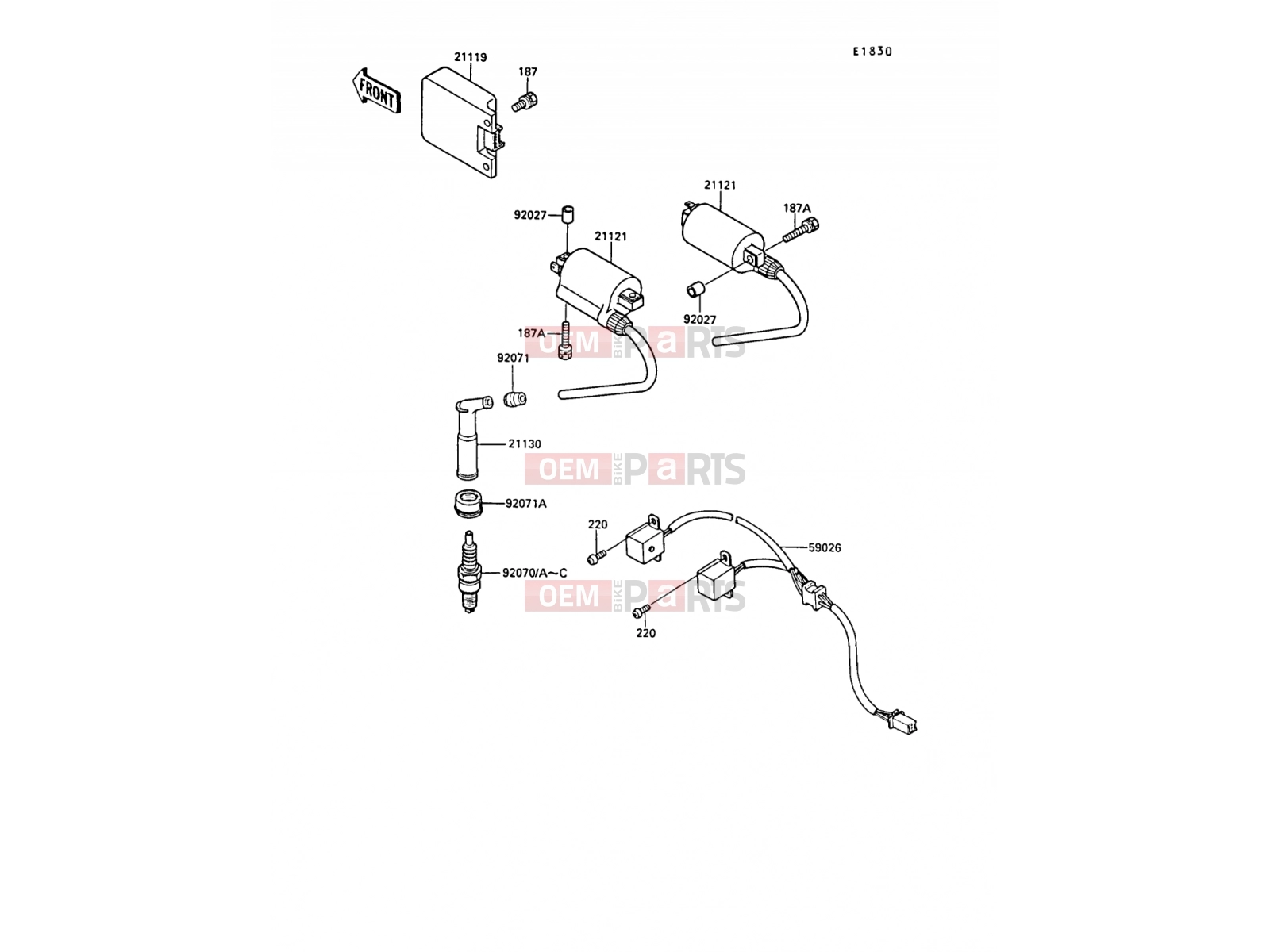 KAWASAKI 1989 Ignition System