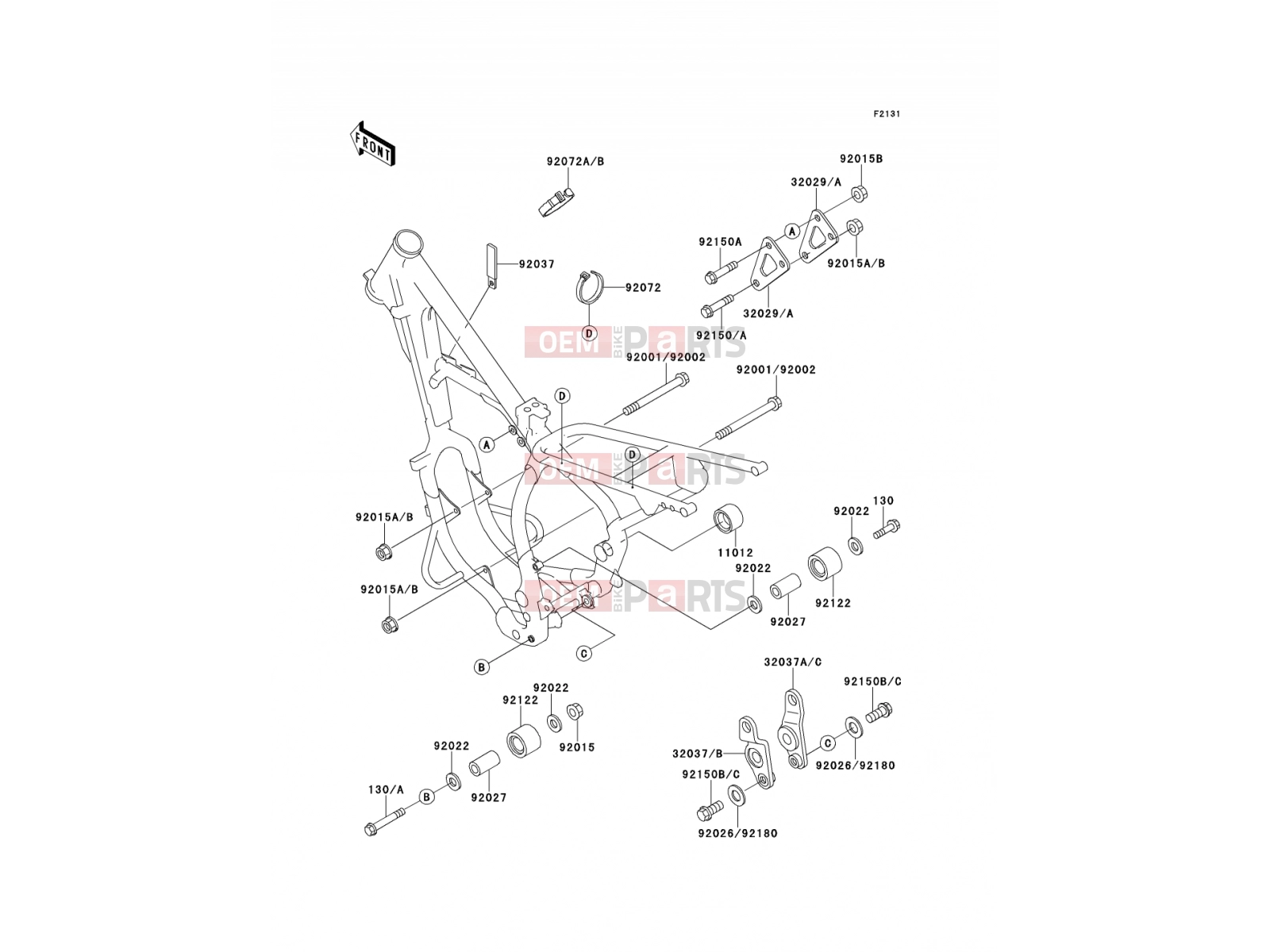 KAWASAKI 1989 Frame Fitting