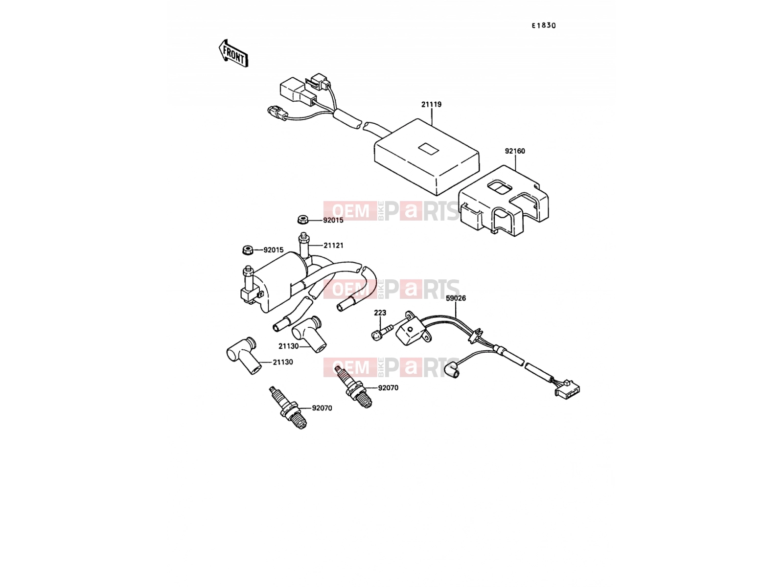 KAWASAKI 1989 Ignition System