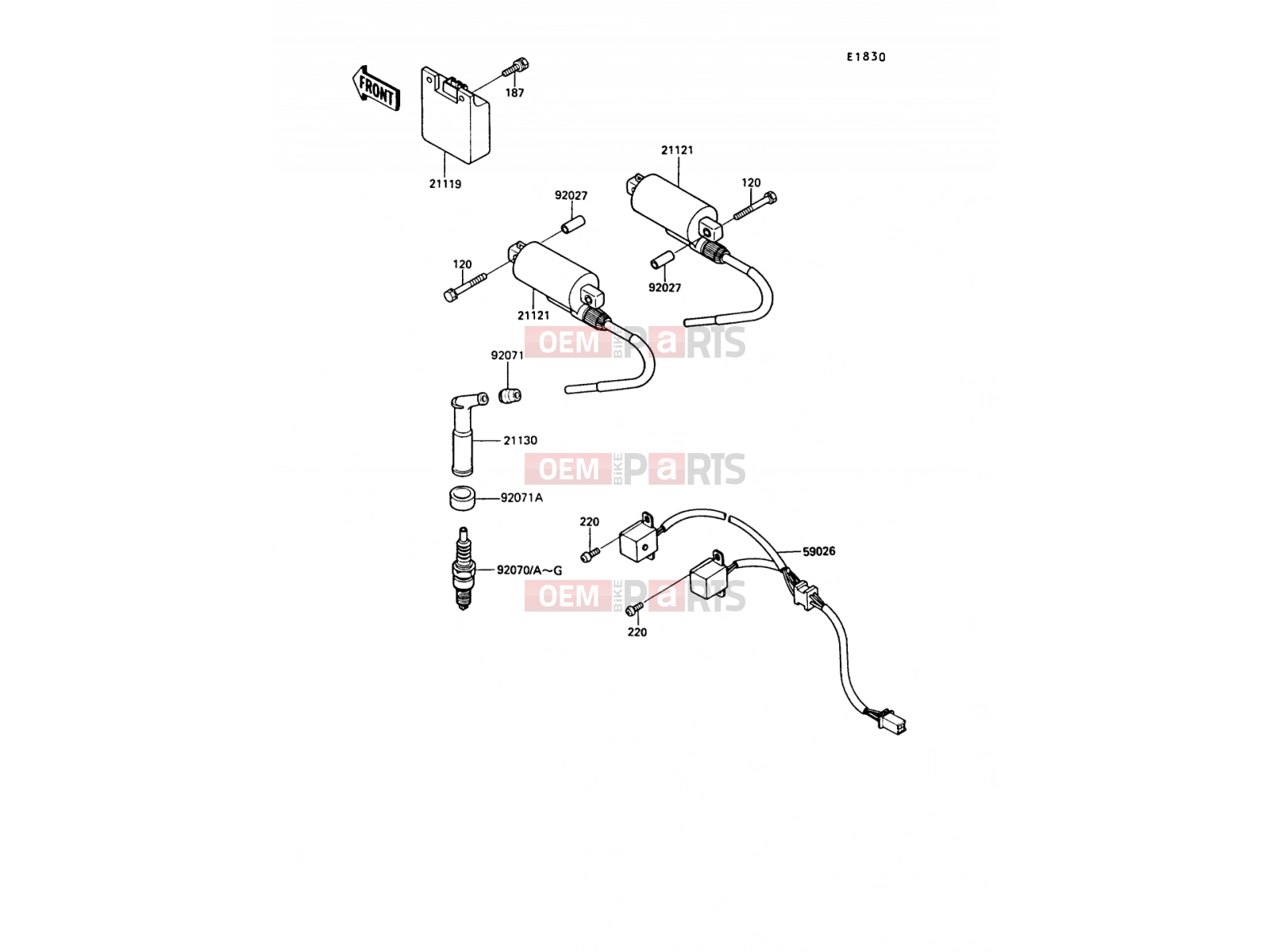KAWASAKI 1989 Ignition System