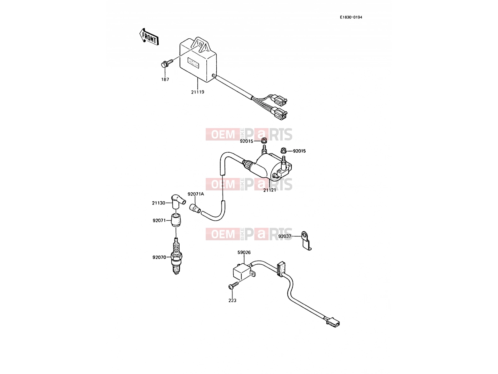 KAWASAKI 1990 Ignition System