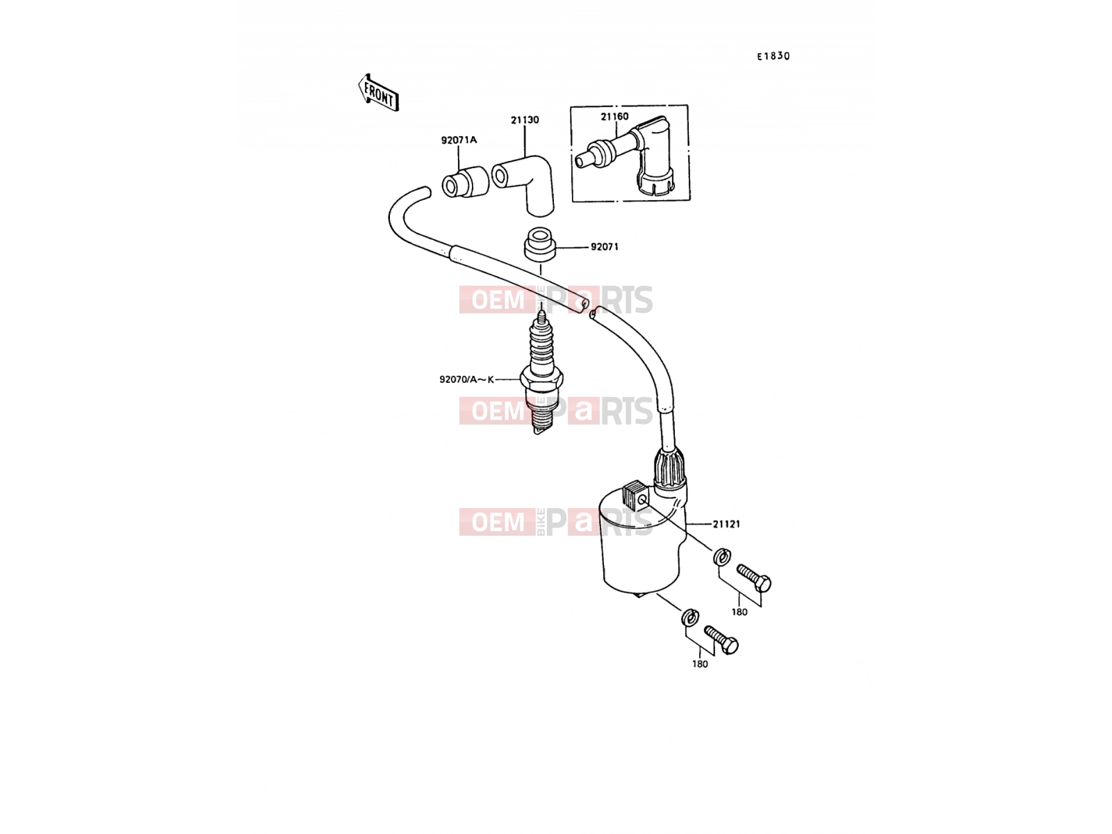 KAWASAKI 1990 Ignition Coil