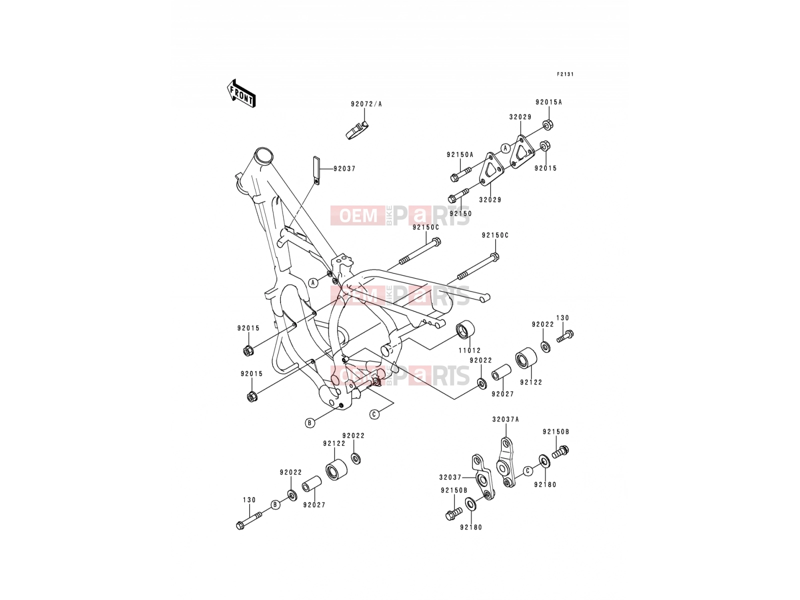 KAWASAKI 1992 Frame Fitting