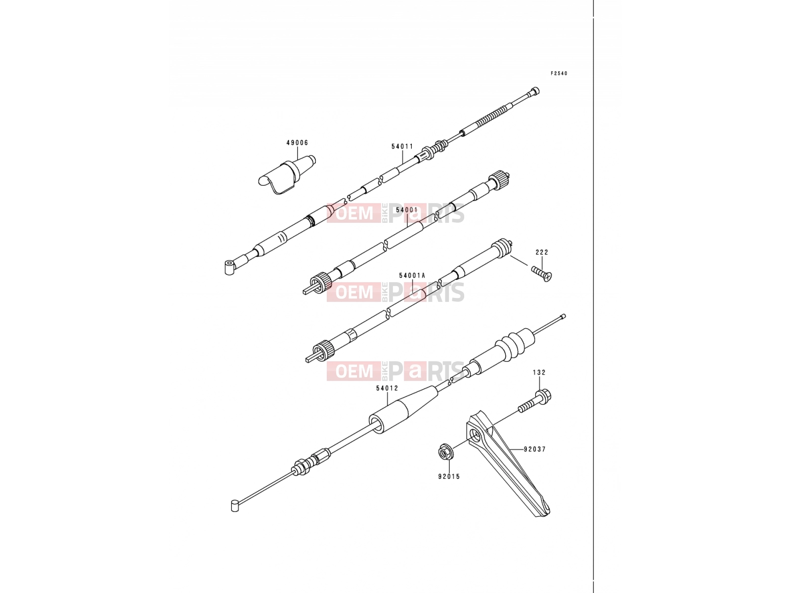 KAWASAKI 1992 Cable