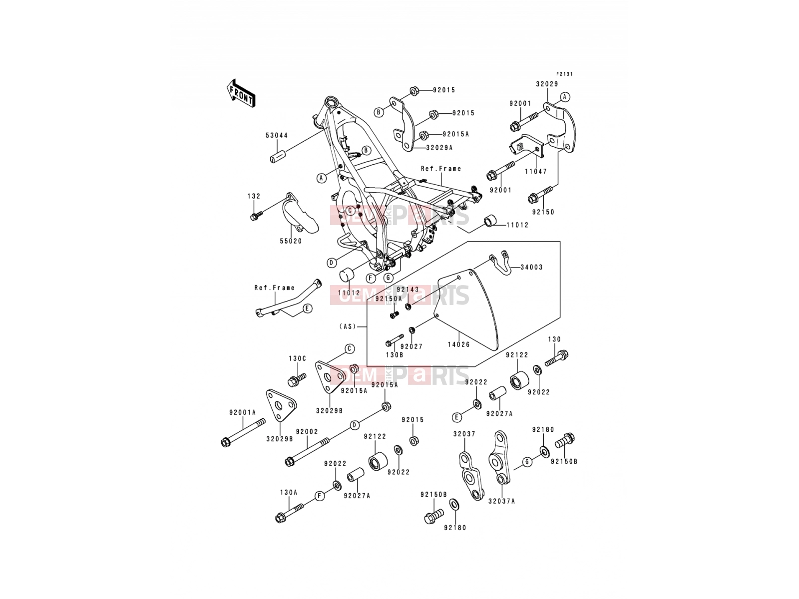 KAWASAKI 1992 Frame Fitting