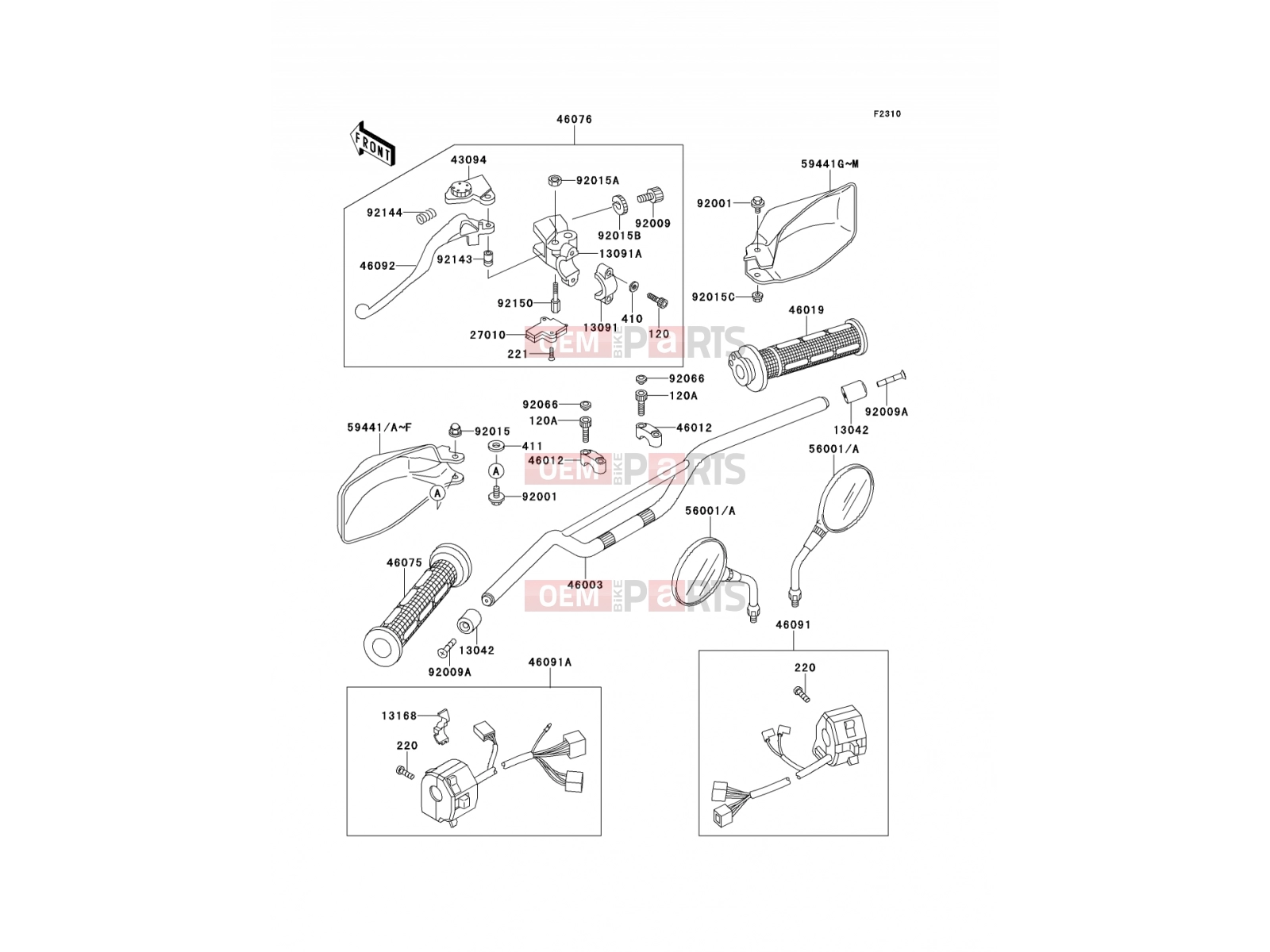 KAWASAKI 1992 Handlebar