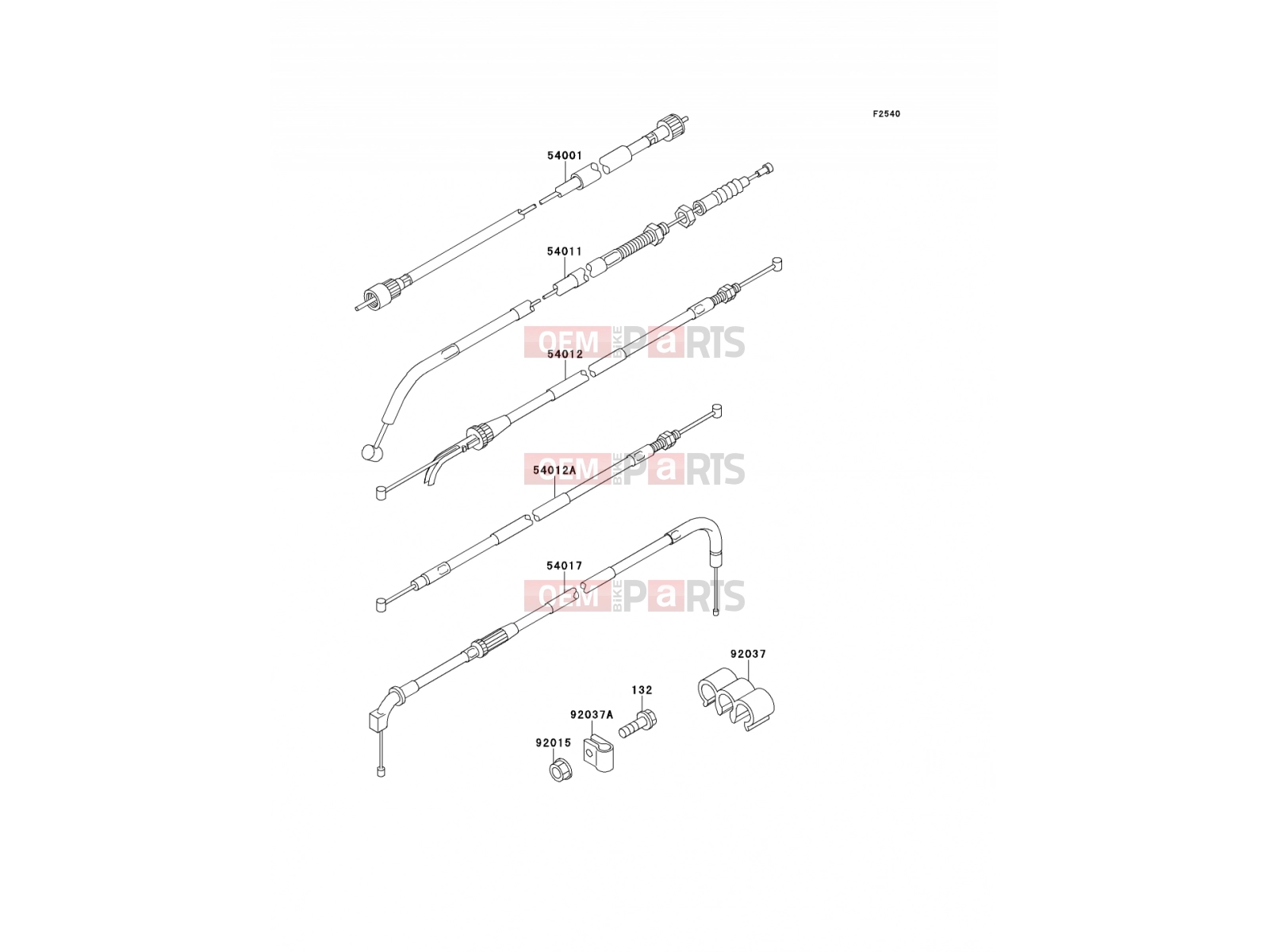 KAWASAKI 1994 Cables