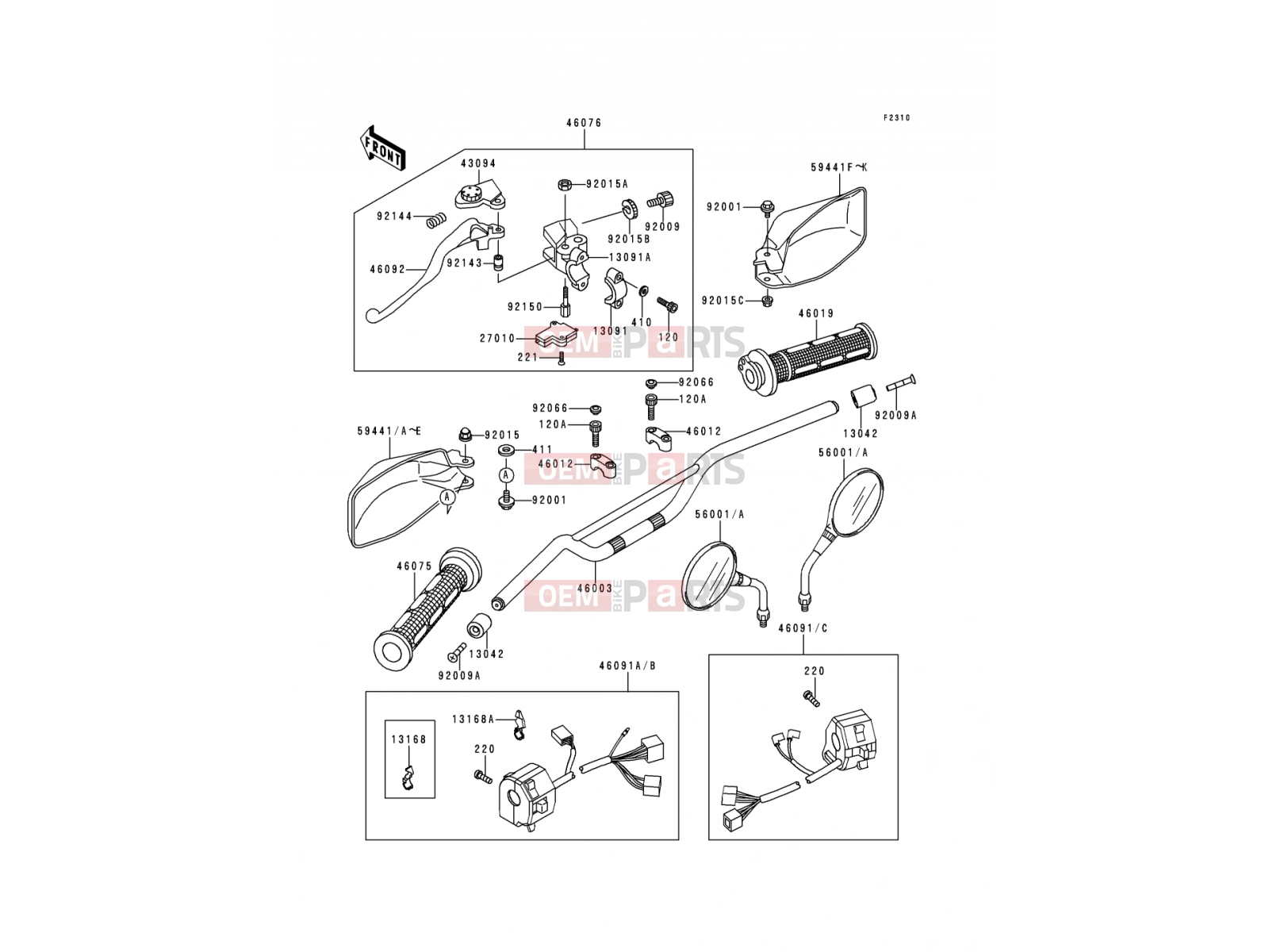 KAWASAKI 1996 Handlebar