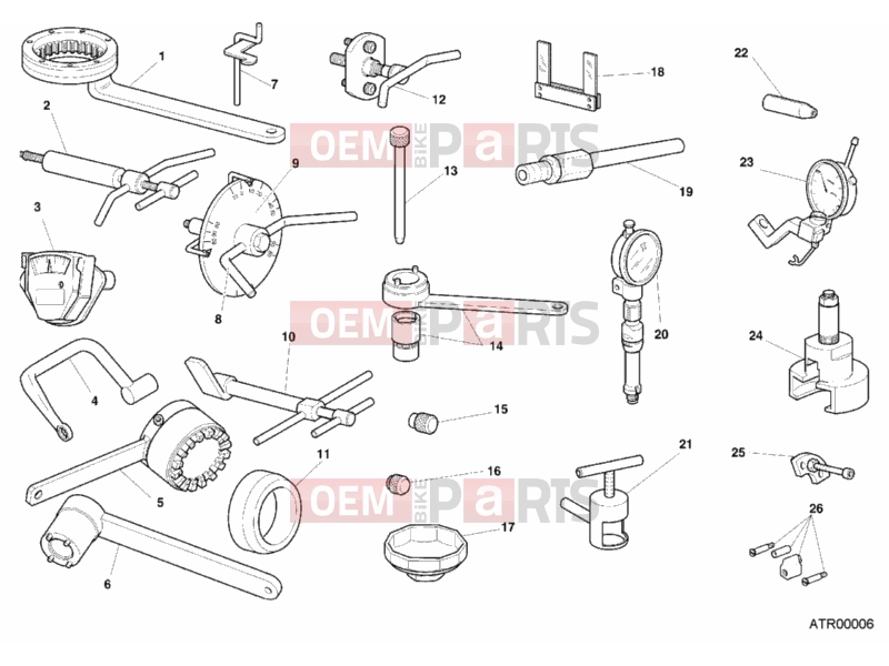 DUCATI 2007 Monster 400 WORKSHOP SERVICE TOOLS, ENGINE » UNCLASSIFIED