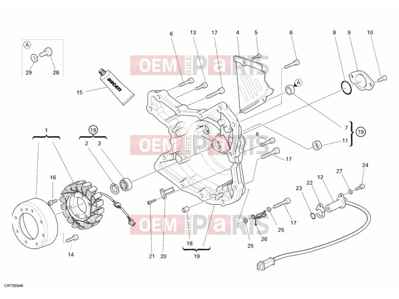 DUCATI 2007 Monster 695 GENERATOR COVER » IGNITION SYSTEM