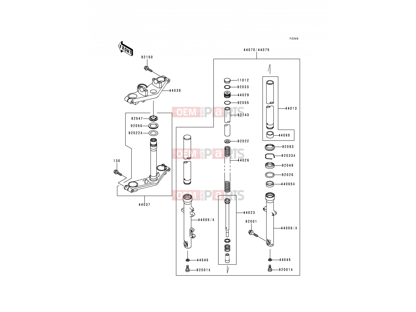 KAWASAKI 1999 Front Fork