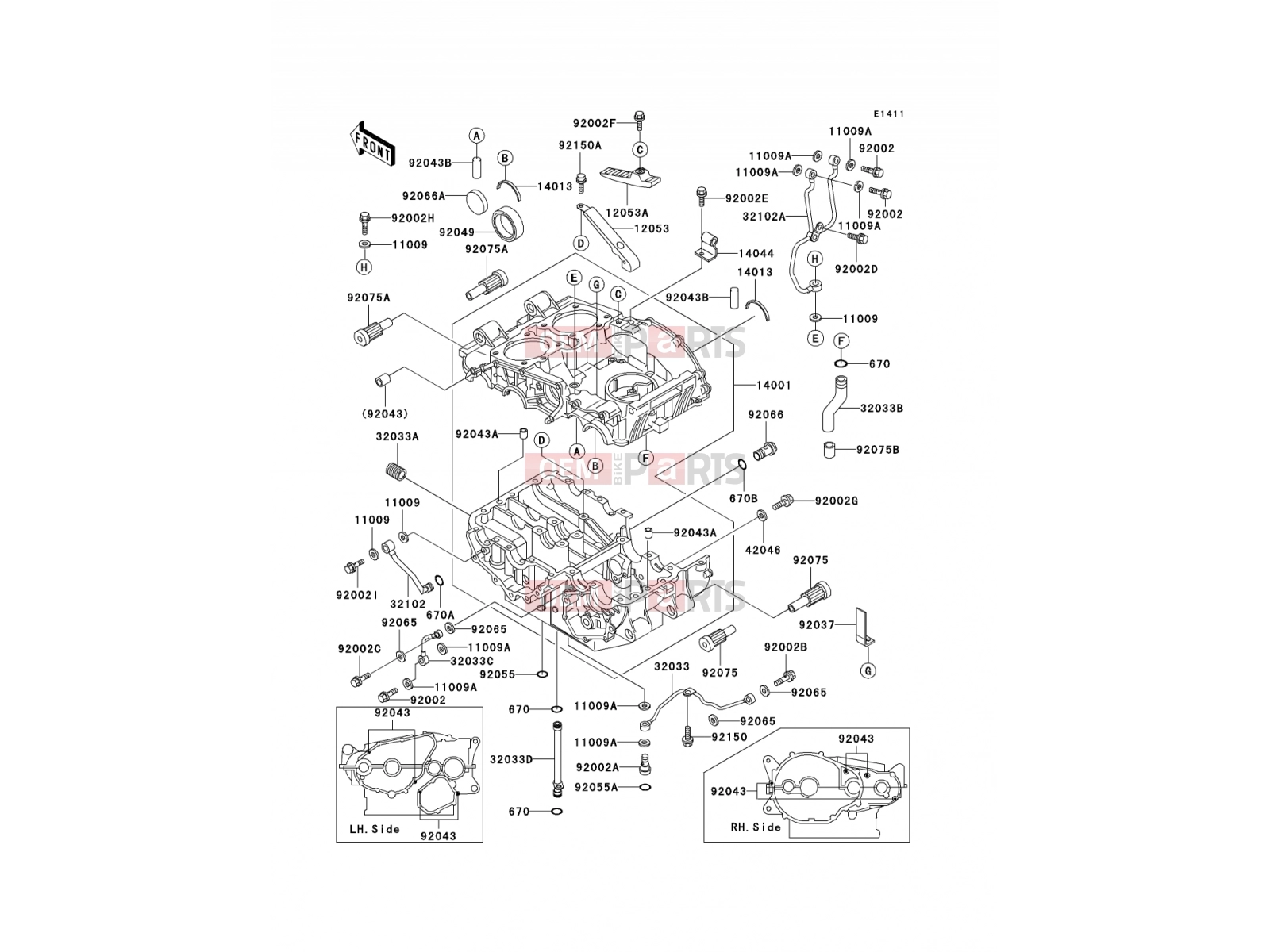 KAWASAKI 2003 Crankcase