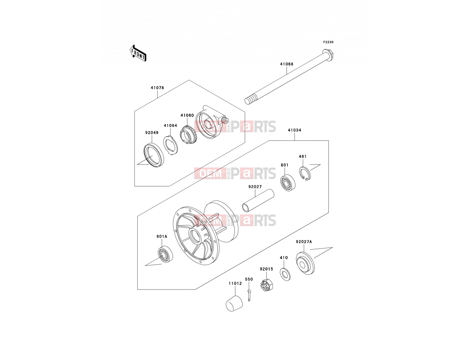 KAWASAKI 2003 Front Hub