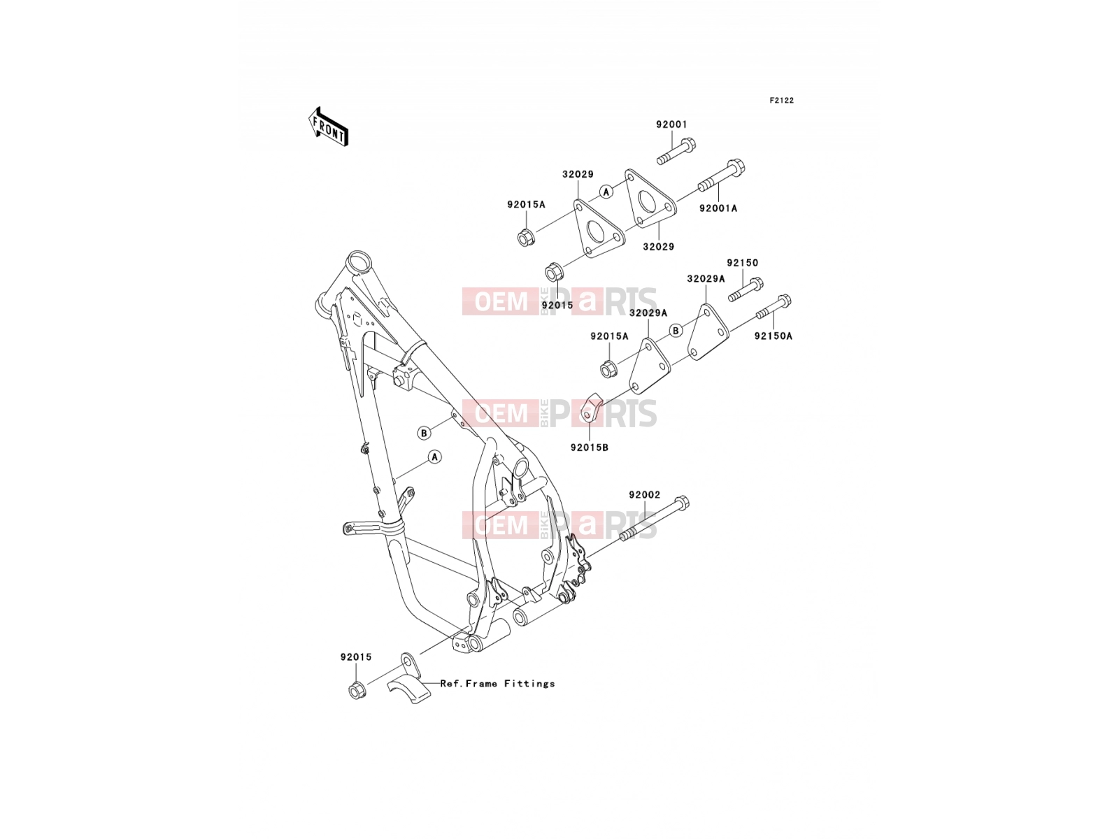 KAWASAKI 2003 Engine Mount