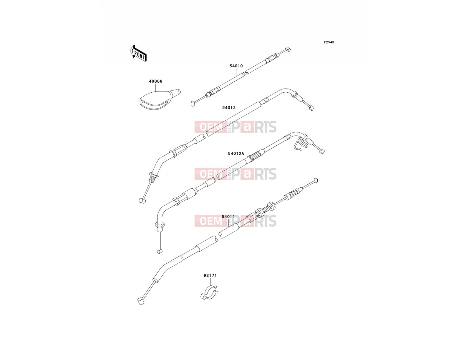 KAWASAKI 2003 Cables