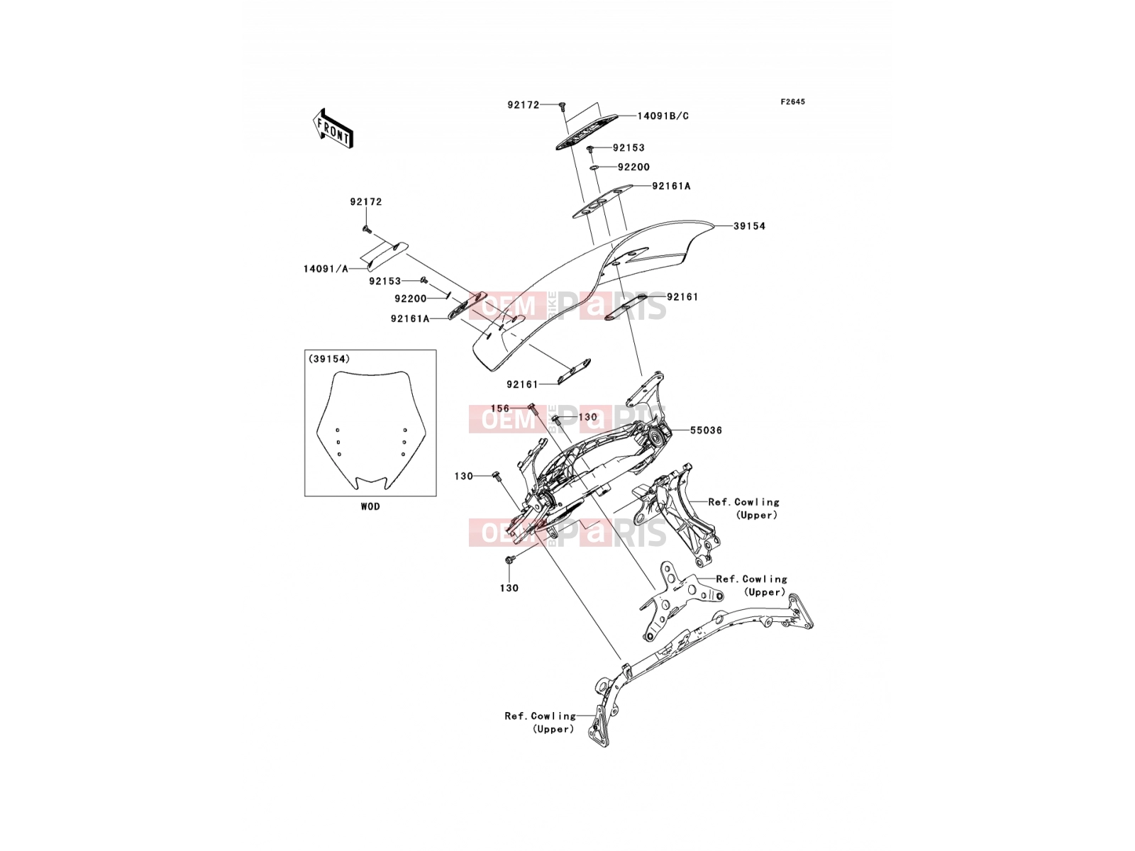 KAWASAKI 2008 Windshield