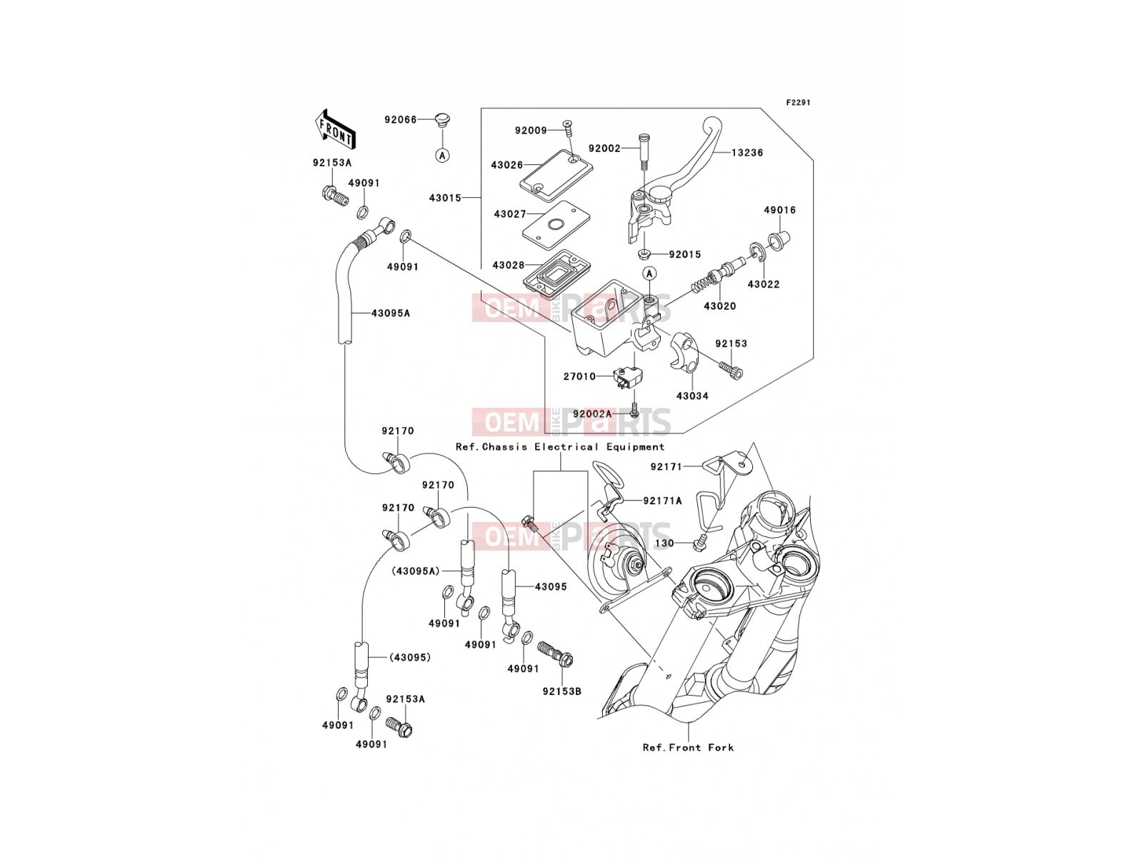 KAWASAKI 2008 Front Master Cylinder
