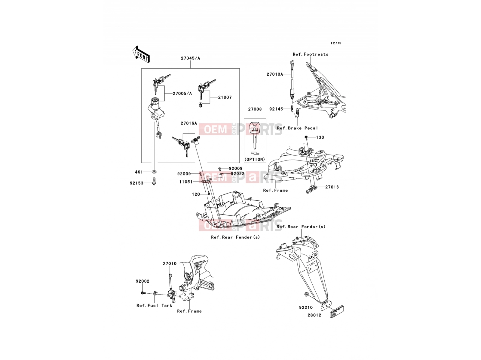 KAWASAKI 2008 Ignition Switch
