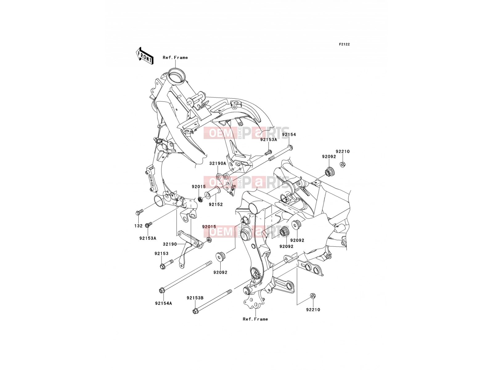 KAWASAKI 2009 Engine Mount