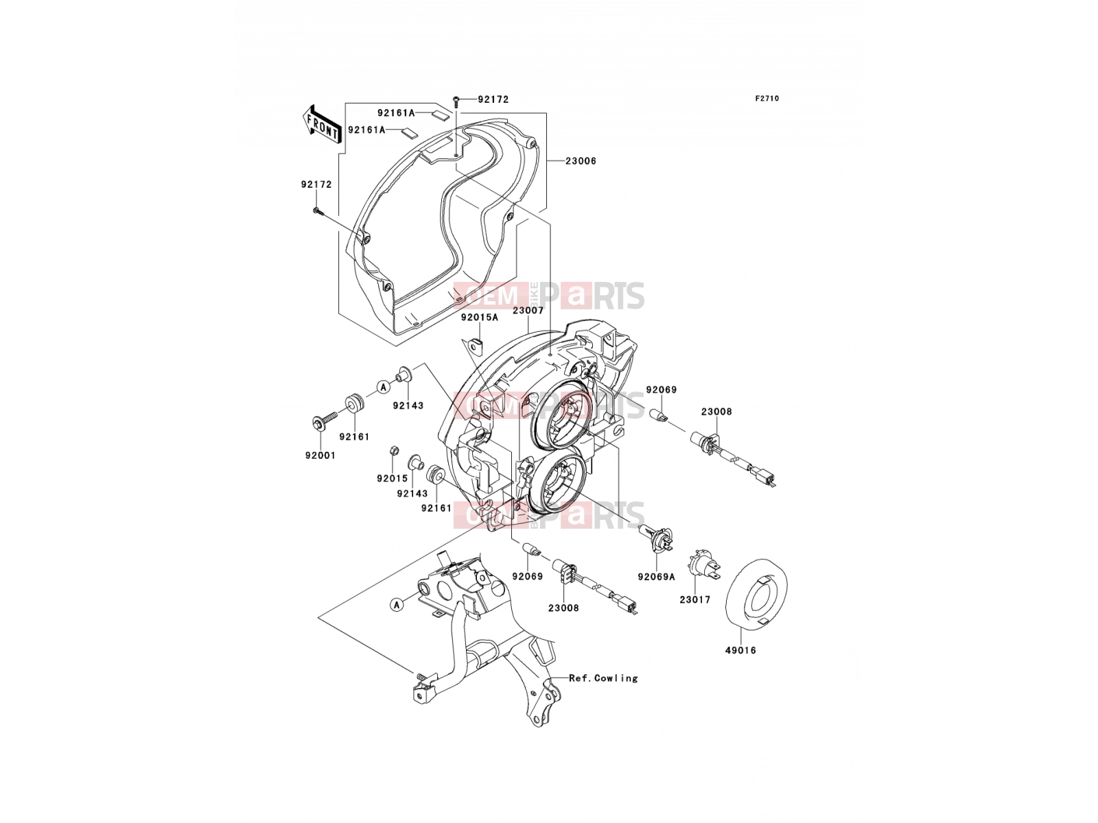 KAWASAKI 2009 Headlight(s)