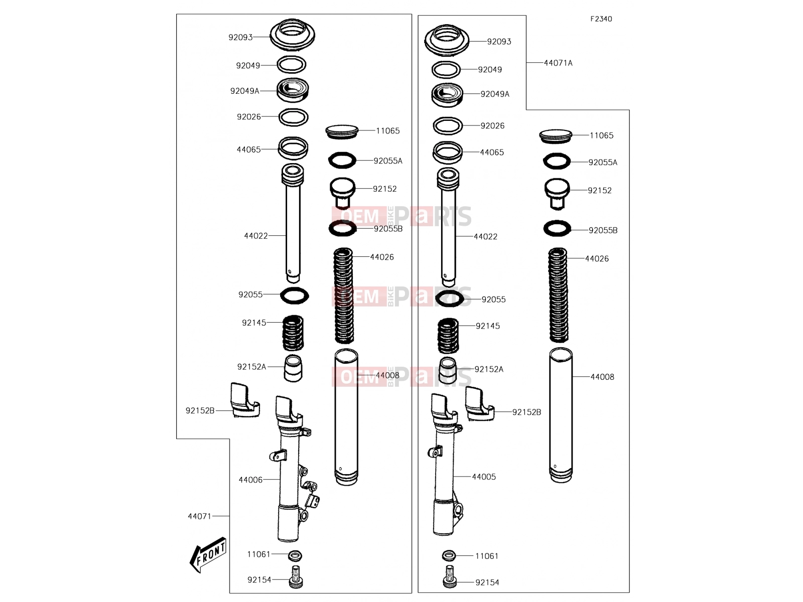 KAWASAKI 2017 Front Fork