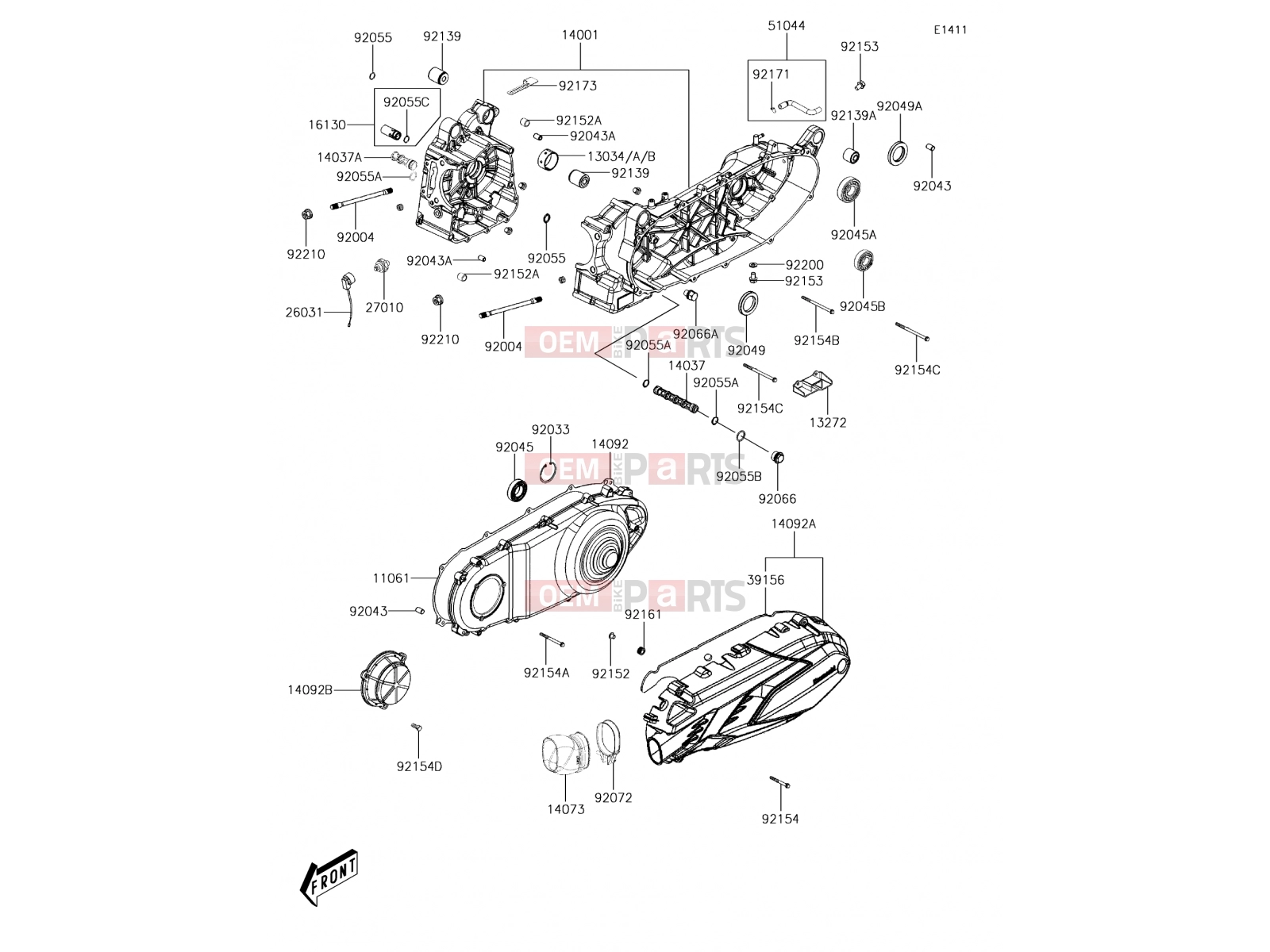 KAWASAKI 2017 Crankcase
