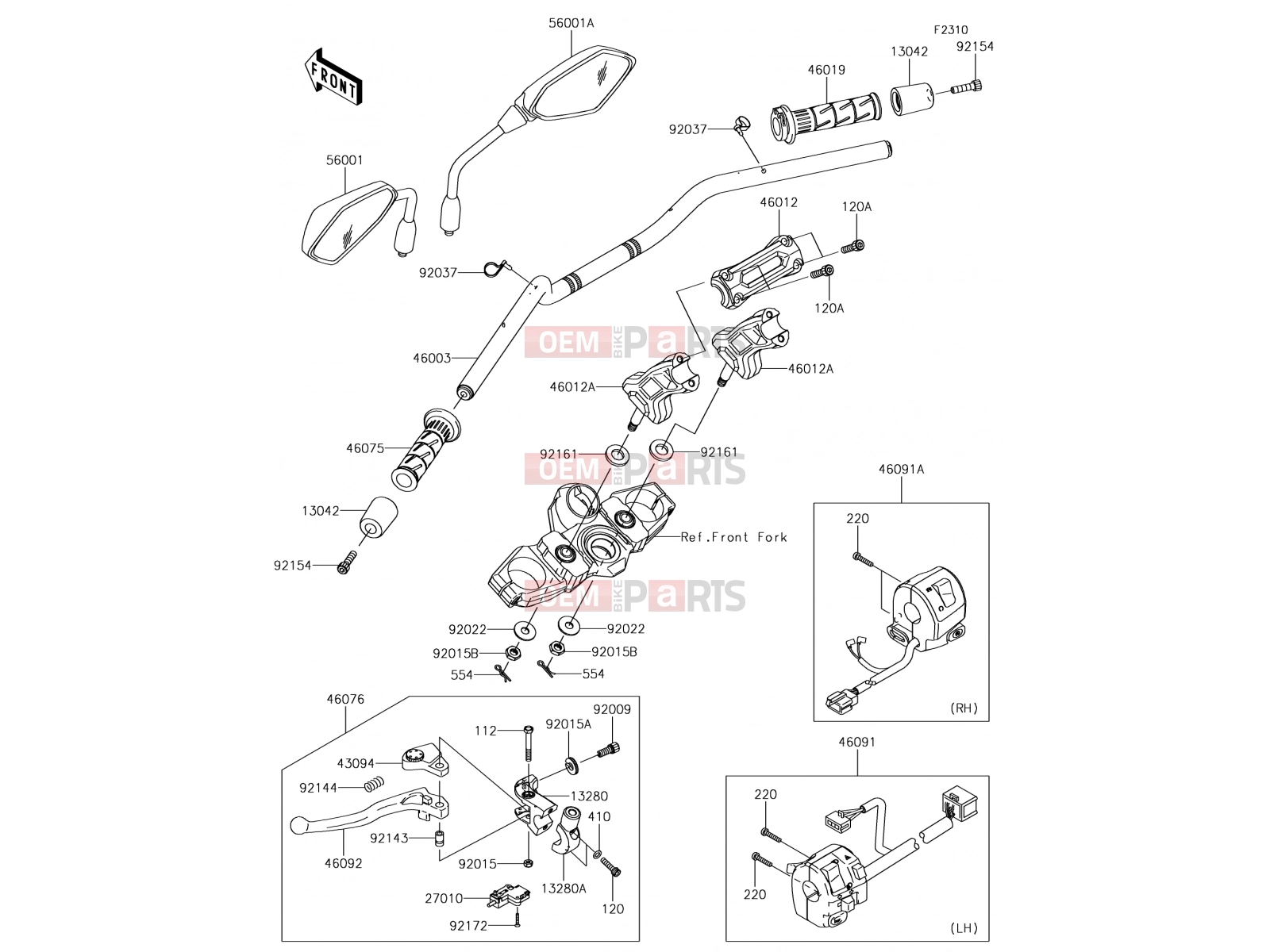 KAWASAKI 2017 Handlebar