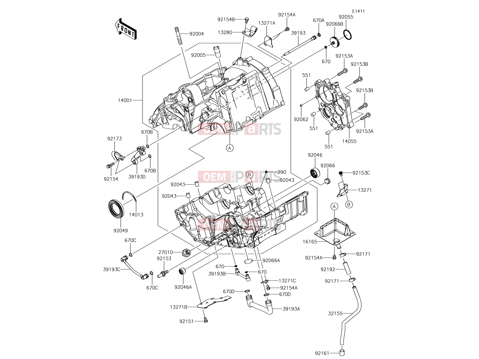 KAWASAKI 2017 Crankcase