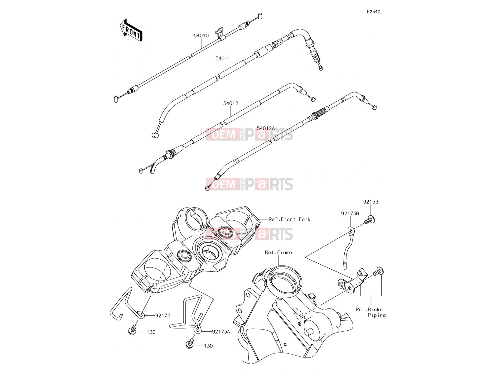 KAWASAKI 2017 Cables