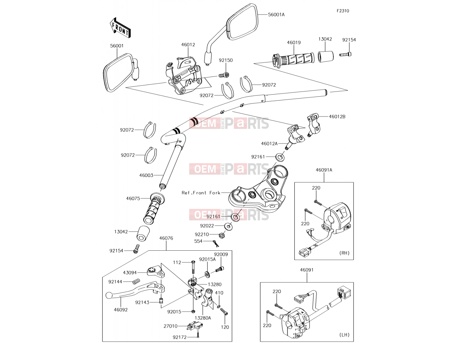 KAWASAKI 2017 Handlebar