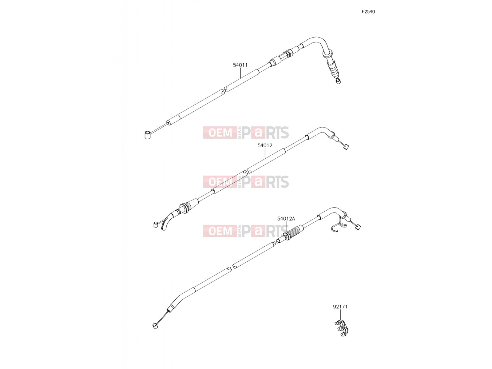 KAWASAKI 2017 Cables