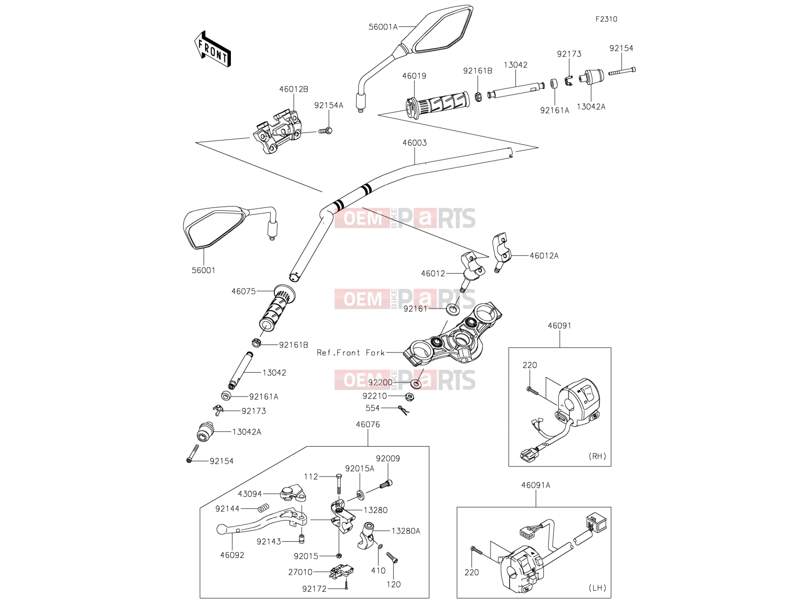 KAWASAKI 2017 Handlebar