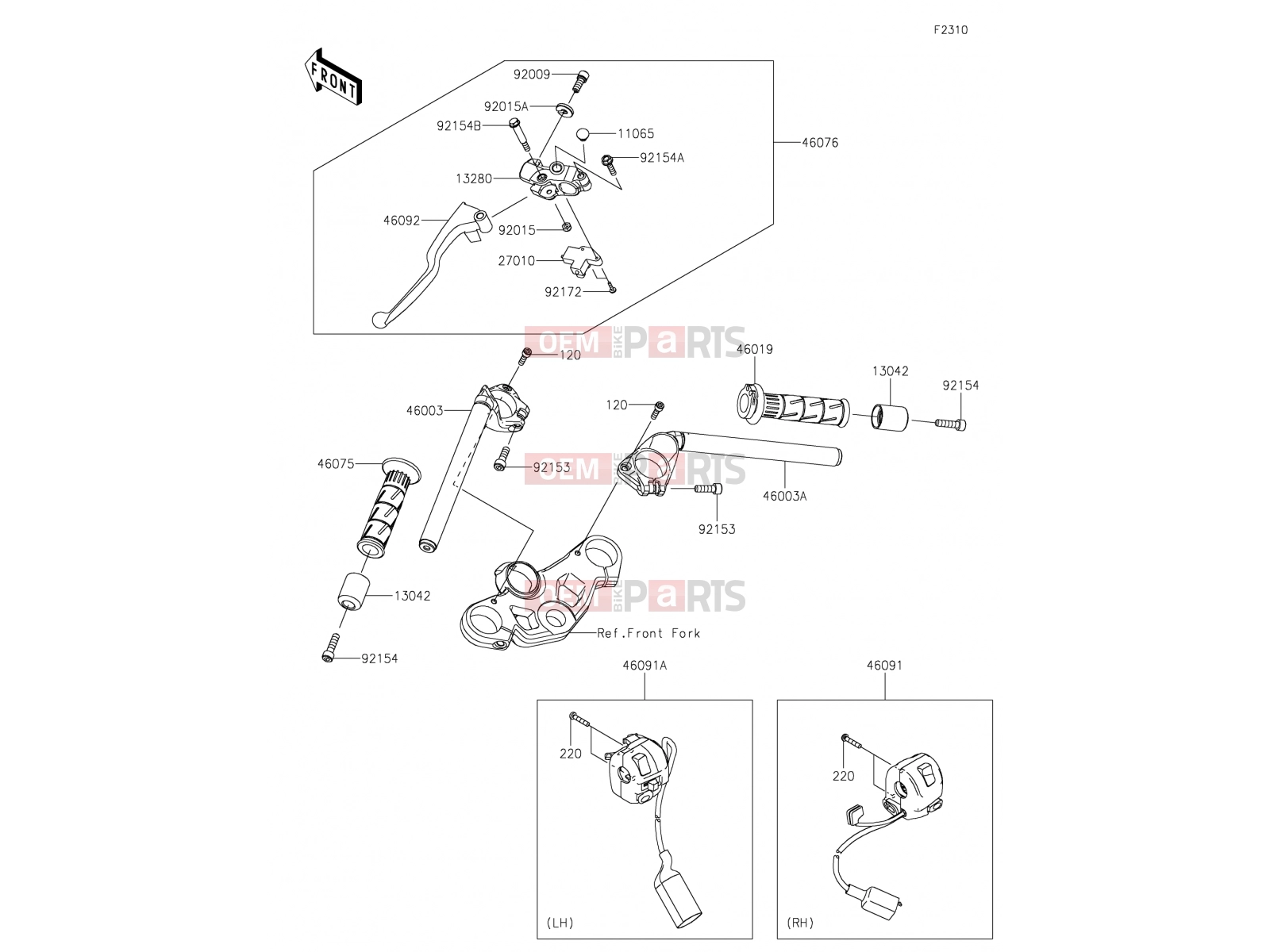KAWASAKI 2018 Handlebar