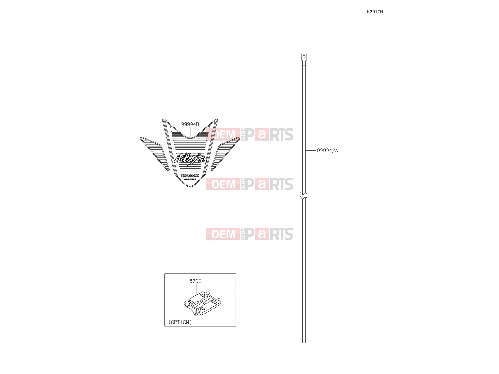 KAWASAKI 2018 Accessory(Decals)
