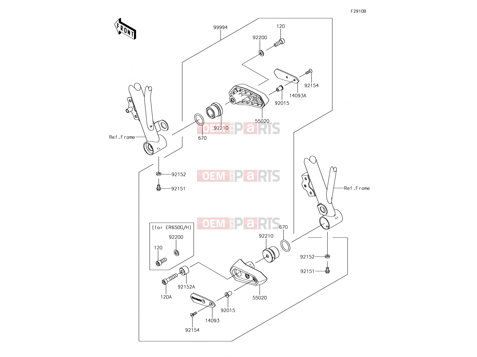 KAWASAKI 2018 Accessory(Frame Slider)