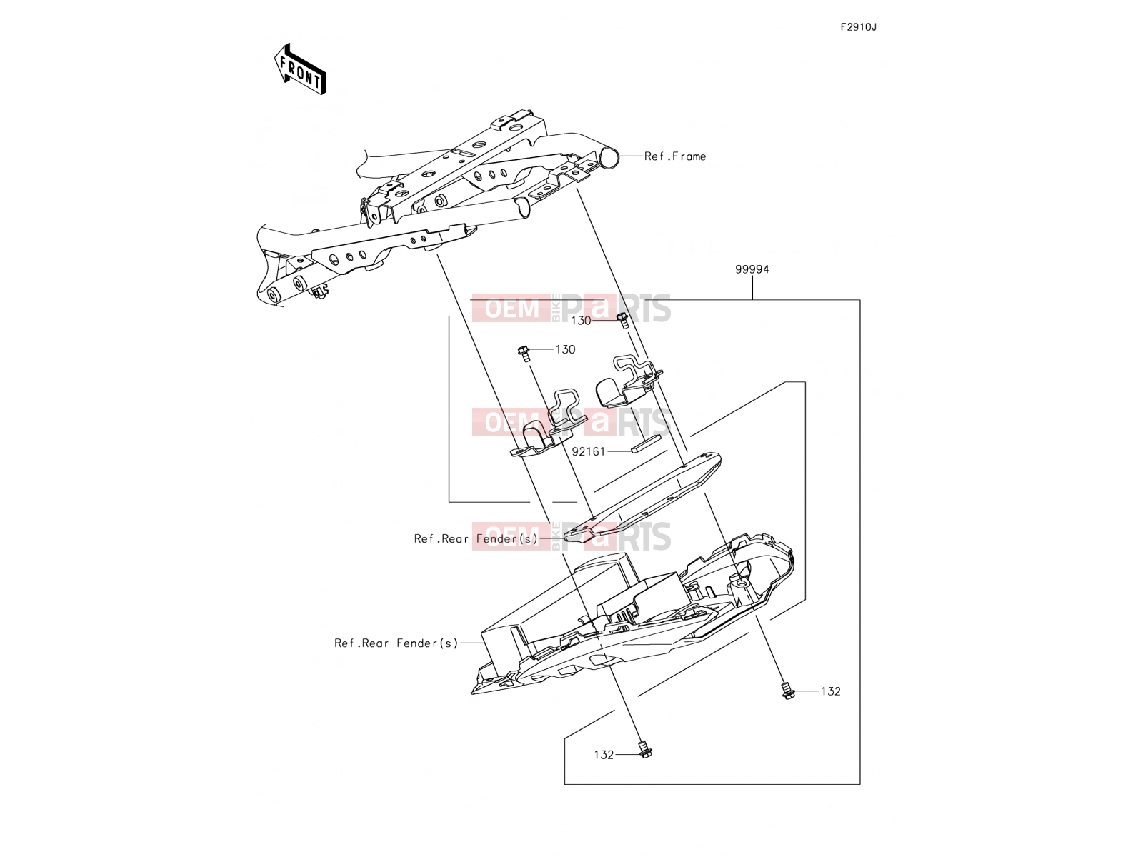 KAWASAKI 2018 Accessory(U-Lock Bracket)