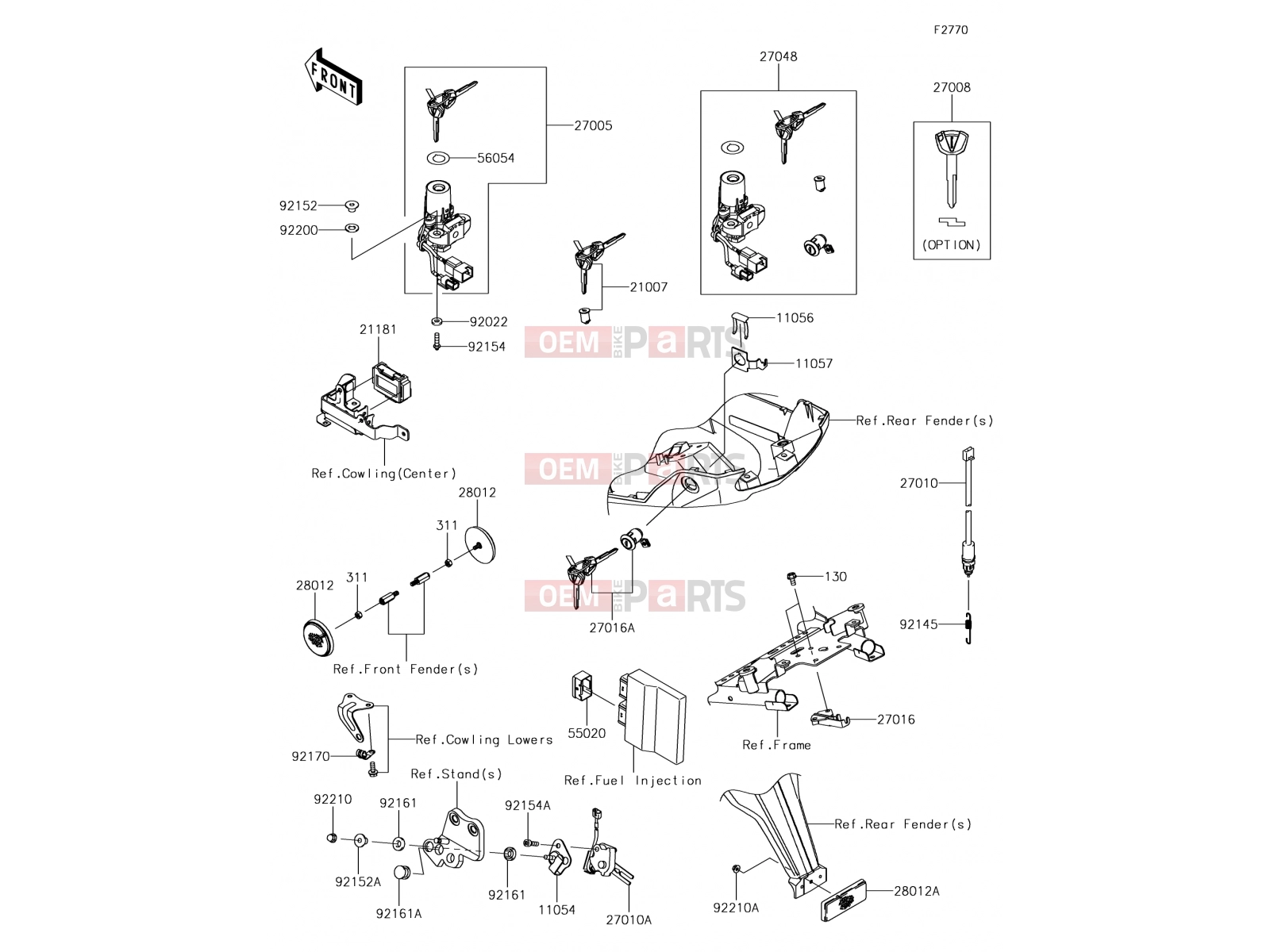 KAWASAKI 2018 Ignition Switch