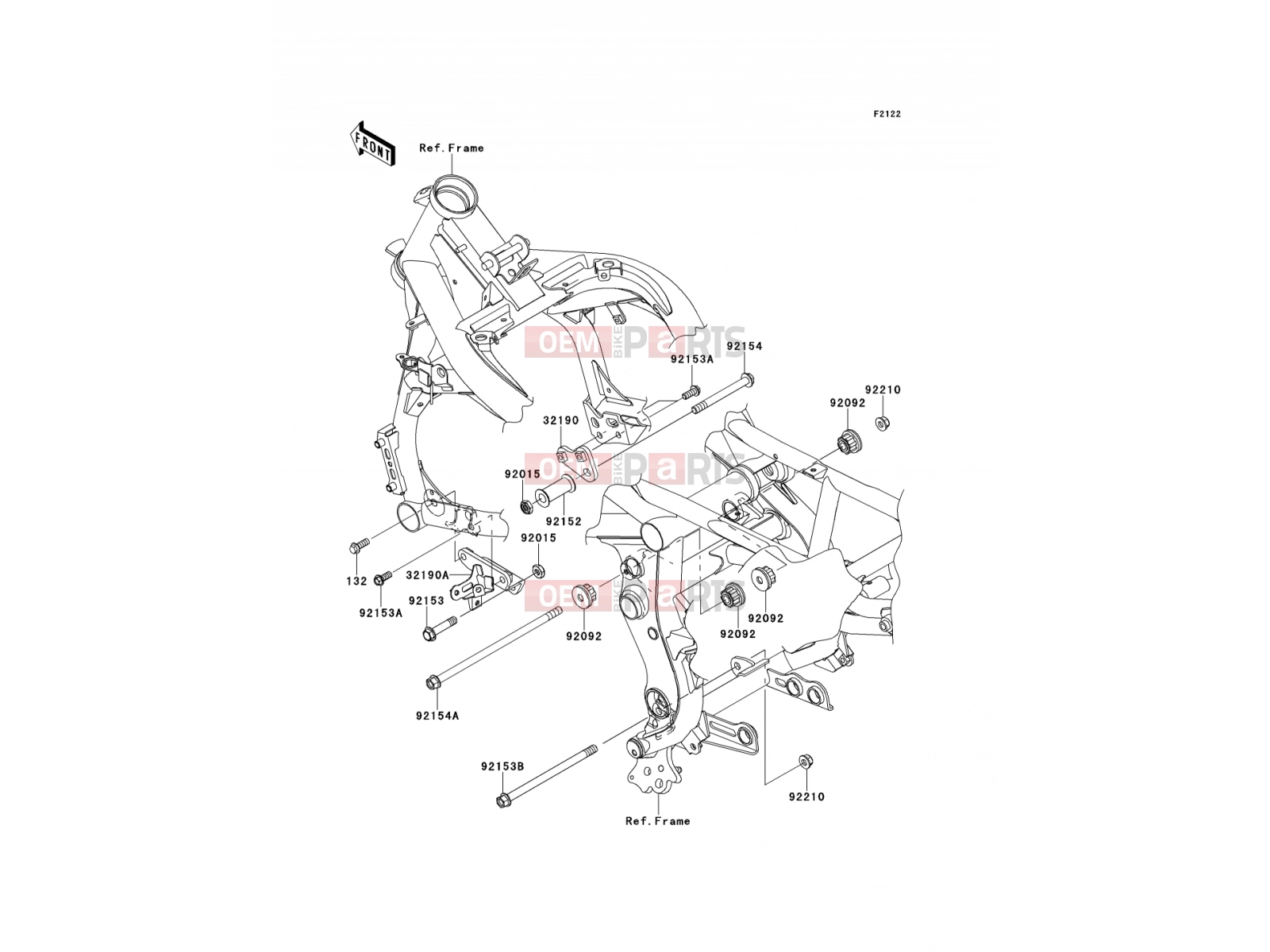 KAWASAKI 2010 Engine Mount