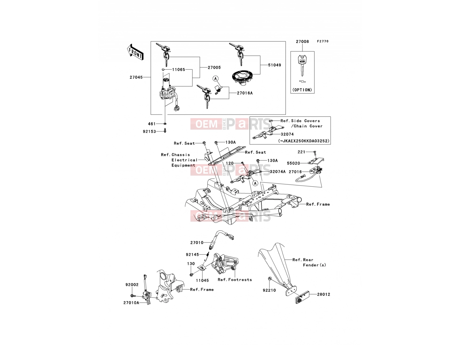 KAWASAKI 2010 Ignition Switch
