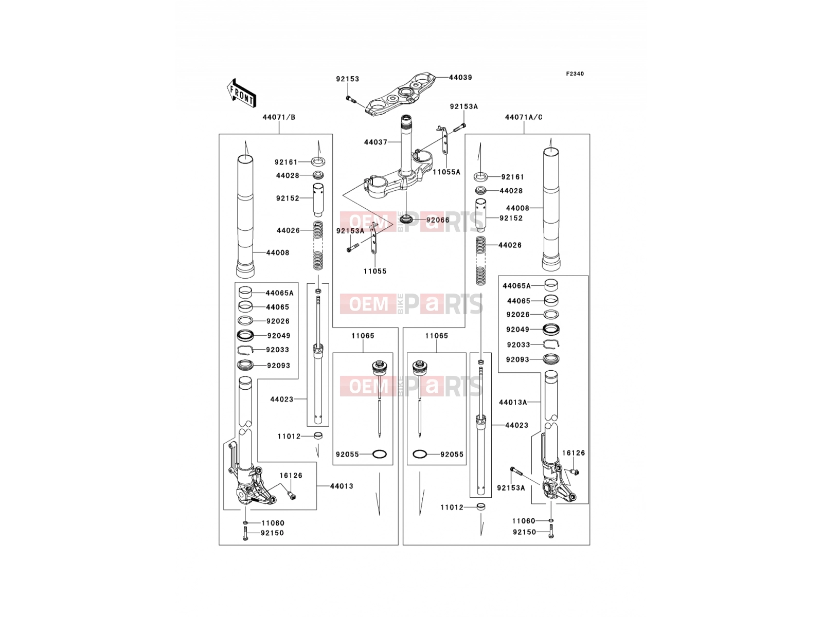 KAWASAKI 2010 Front Fork