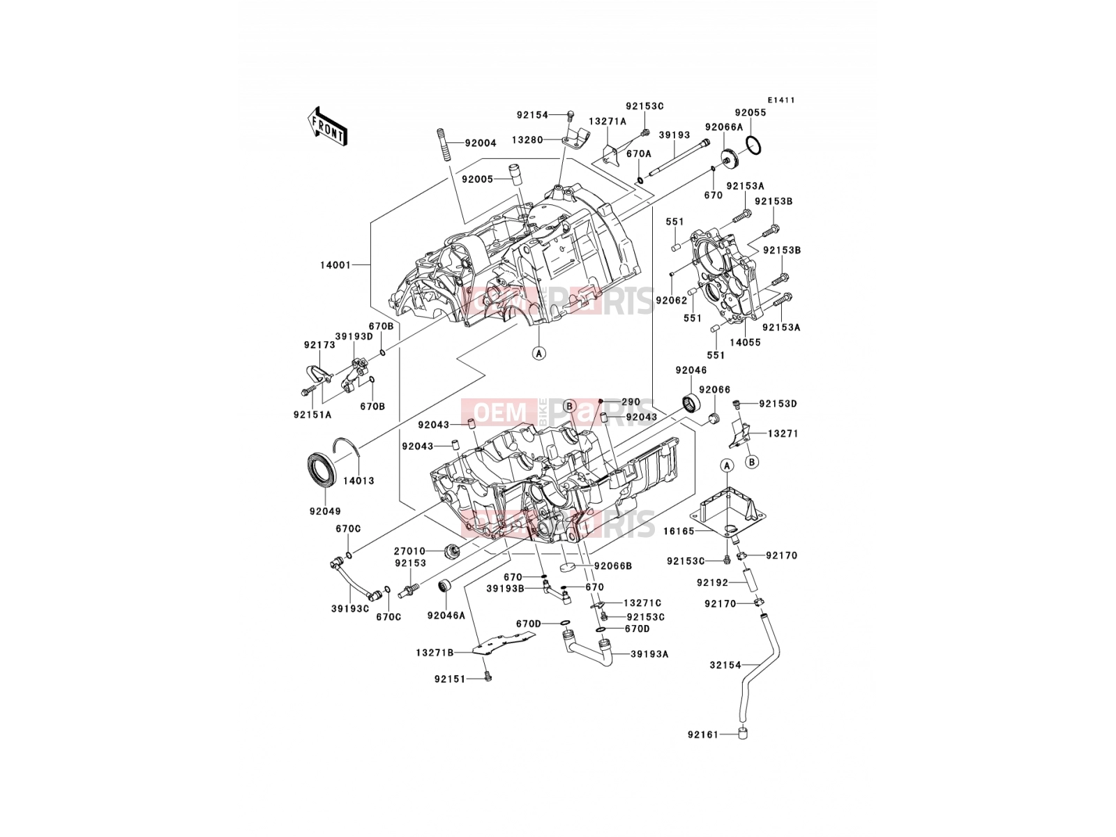 KAWASAKI 2011 Crankcase