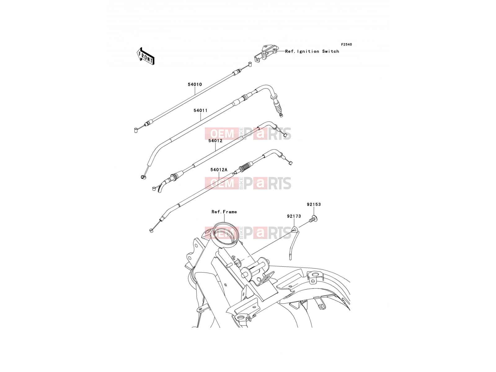 KAWASAKI 2011 Cables